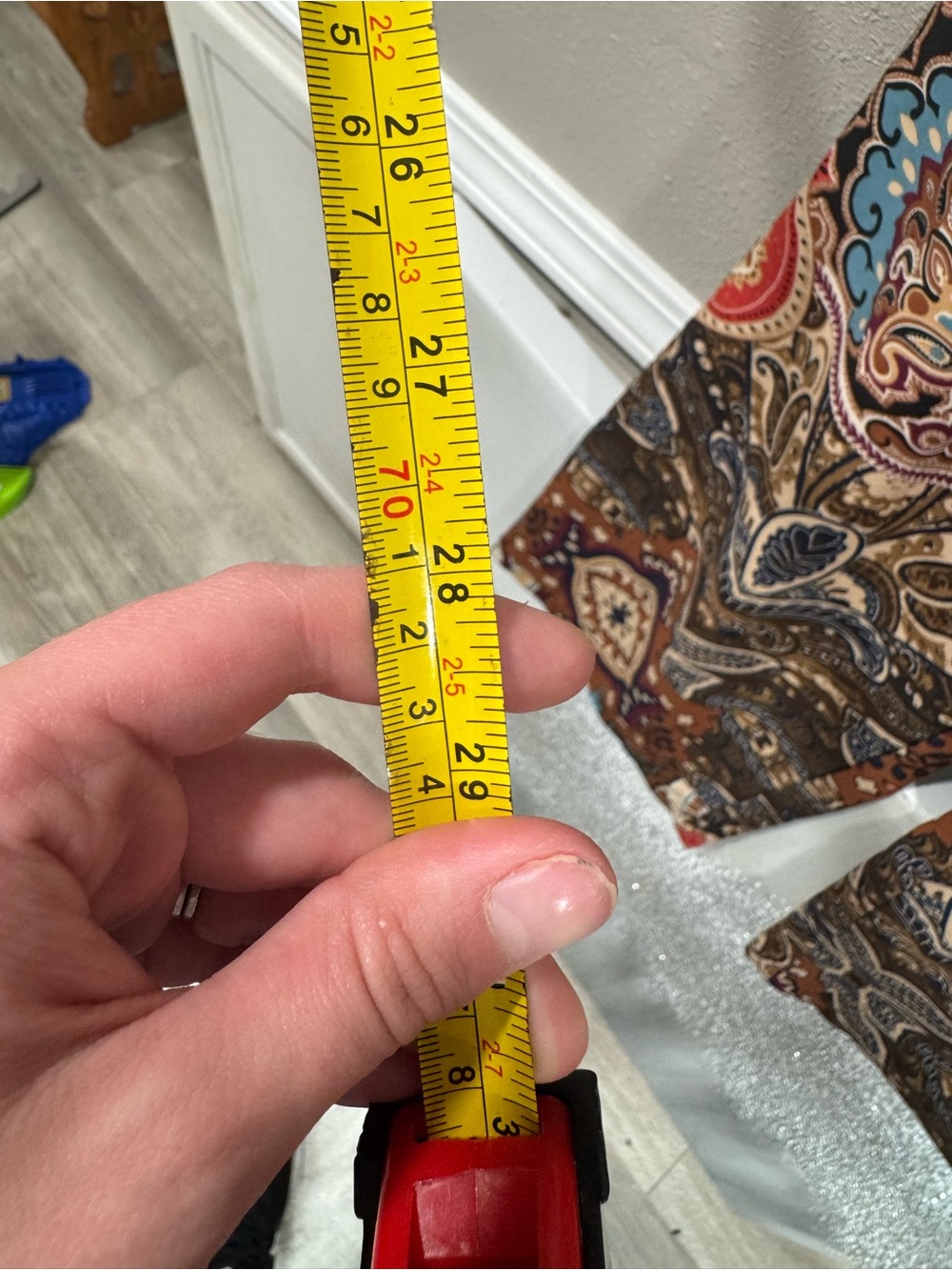 Cato Wide Leg Paisley Print Palazzo Pants in Multicolor - Picture 5 of 6